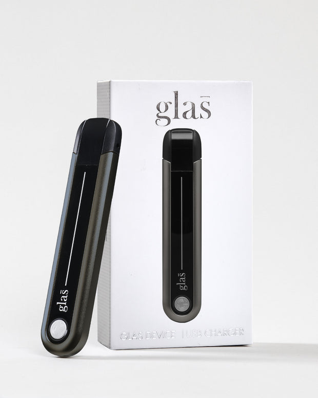 Steel Gray Glas Device